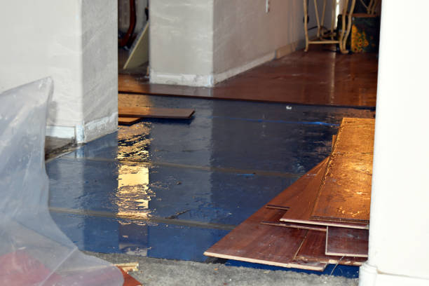 Professional Water Damage technician working in Crescent, OK